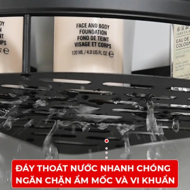 Kệ nhà tắm dán tường Enomax đa năng nhôm cao cấp chống gỉ, kèm phụ kiện lắp đặt, 155.000₫