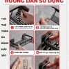 Kệ nhà tắm dán tường Enomax đa năng nhôm cao cấp chống gỉ, kèm phụ kiện lắp đặt, 155.000₫ 9