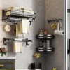 Kệ nhà tắm Enomax đa năng treo tường, đựng mỹ phẩm, dầu gội, lắp đặt nhanh – Giá 89.800₫ 2