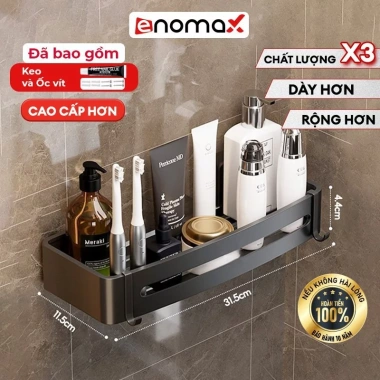 Kệ nhà tắm Enomax đa năng treo tường, đựng mỹ phẩm, dầu gội, lắp đặt nhanh – Giá 89.800₫ 9 Kệ nhà tắm Enomax đa năng treo tường, đựng mỹ phẩm, dầu gội, lắp đặt nhanh – Giá 89.800₫ 9