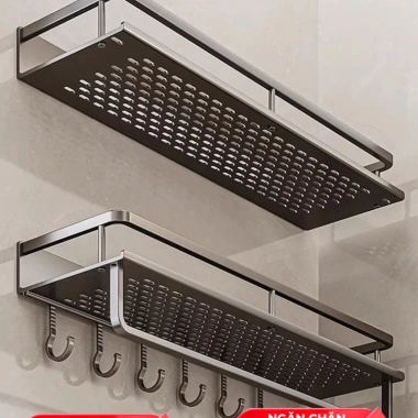 Kệ nhà tắm Enomax dán tường đa năng nhôm hàng không, đựng mỹ phẩm, dầu gội - Bảo hành 10 năm - Giá chỉ 139.000₫