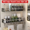 Kệ nhà tắm Enomax dán tường đa năng nhôm hàng không, đựng mỹ phẩm, dầu gội - Bảo hành 10 năm - Giá chỉ 139.000₫ 8