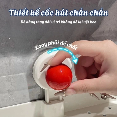 Kệ Nhà Tắm Không Khoan Gắn Bồn Rửa Mặt Mini Xoay 90° Giá Ưu Đãi 129k