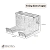 Kệ nhà tắm treo máy sấy tóc dán tường nhựa gợn sóng - Chỉ 74.000₫, tiết kiệm không gian 9