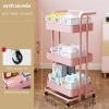 Kệ nhựa 3 tầng nhập khẩu có bánh xe - Đựng bỉm sữa, giá chỉ 56.250₫ 4
