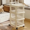 Kệ nhựa ABS đa năng 3‑5 tầng có bánh xe, an toàn, tiện lợi – Giá chỉ 214.938₫ 3