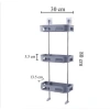 Kệ nhựa đa năng 2-3 tầng nhà tắm, nhà vệ sinh – Tiết kiệm không gian, gắn tường Babee 4