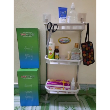 Kệ nhựa đa năng 2-3 tầng nhà tắm, nhà vệ sinh – Tiết kiệm không gian, gắn tường Babee 7 Kệ nhựa đa năng 2-3 tầng nhà tắm, nhà vệ sinh – Tiết kiệm không gian, gắn tường Babee 7