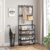 Kệ nhựa đa năng chữ L 4 tầng cho giày dép, móc treo quần áo - Giá ưu đãi 130k 8