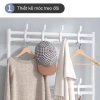 Kệ nhựa đa năng chữ L 4 tầng để giày dép, có móc treo quần áo - Giá chỉ 130.000 VND 6