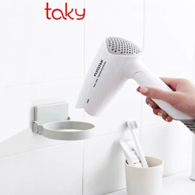 Kệ Nhựa Taky Để Máy Sấy Tóc Dán Tường - Tiện Dụng, Gọn Gàng, Miếng Dán Siêu Chắc, Không Khoan - Giá 39.000 VND 3