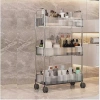 Kệ Nhựa Trong Suốt 3 Tầng Bánh Xe Đa Năng – Đựng Sách, Mỹ Phẩm, Đồ Học Tập, Trang Trí Phòng Doremon, Giá 198.000 VND 6