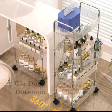 Kệ Nhựa Trong Suốt 3 Tầng Bánh Xe Đa Năng – Đựng Sách, Mỹ Phẩm, Đồ Học Tập, Trang Trí Phòng Doremon, Giá 198.000 VND 8 Kệ Nhựa Trong Suốt 3 Tầng Bánh Xe Đa Năng – Đựng Sách, Mỹ Phẩm, Đồ Học Tập, Trang Trí Phòng Doremon, Giá 198.000 VND 8