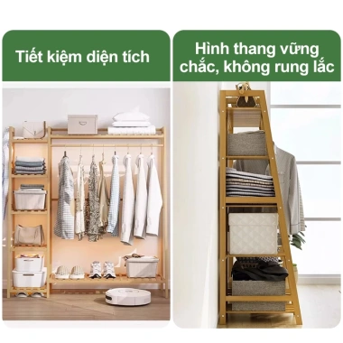 Kệ quần áo đa năng nhiều tầng, chắc chắn cho phòng ngủ & ký túc xá - 316.000₫ 7