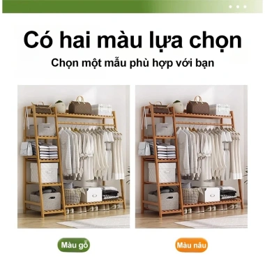 Kệ quần áo đa năng nhiều tầng, chắc chắn cho phòng ngủ & ký túc xá - 316.000₫ 8