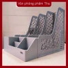Kệ ráp 3 ngăn Deli Z112 có khay cắm bút - Giá ưu đãi 185.000 VND