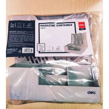 Kệ ráp 3 ngăn Deli Z112 có khay cắm bút - Giá ưu đãi 185.000 VND