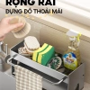 Kệ rửa chén Enomax Thép Carbon treo khăn, miếng rửa, bảo hành 10 năm, 185.000₫ 4