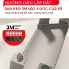 Kệ rửa chén Enomax Thép Carbon treo khăn, miếng rửa, bảo hành 10 năm, 185.000₫ 8