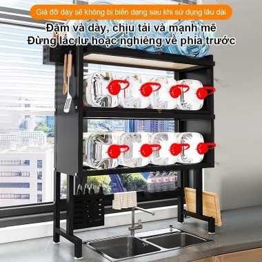 Kệ rửa chén Newhome thép carbon sơn tĩnh điện - Chống bụi mùi, tiết kiệm không gian, giá chỉ 195.000₫ 4