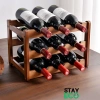 Kệ rượu STAY ECO bằng tre xếp tầng tối giản sang trọng - Giá 299.000đ cho gia đình, khách sạn, nhà hàng