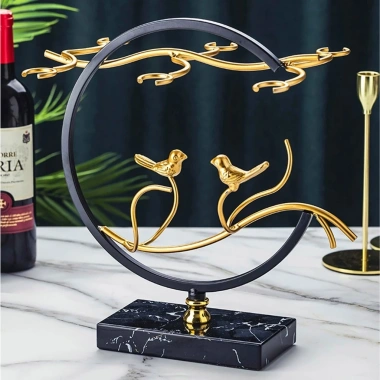 Kệ rượu vang 6 móc treo ly kim loại mạ vàng, đế vân đá sang trọng – Giá chỉ 299.000₫ | Mei Decor 5 Kệ rượu vang 6 móc treo ly kim loại mạ vàng, đế vân đá sang trọng – Giá chỉ 299.000₫ | Mei Decor 5