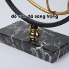 Kệ rượu vang 6 móc treo ly kim loại mạ vàng, đế vân đá sang trọng – Giá chỉ 299.000₫ | Mei Decor 7