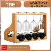 Kệ rượu vang để bàn gỗ tre sang trọng - Giá chỉ 298.000₫, giảm từ 369.520₫ 7