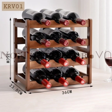 Kệ rượu vang Hoả Tốc HN gỗ cao cấp tre khối, 9-12-16 chai, giá 459.000₫ 3 Kệ rượu vang Hoả Tốc HN gỗ cao cấp tre khối, 9-12-16 chai, giá 459.000₫ 3