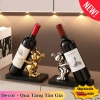 Kệ Rượu Vang Lilys Decor Hình Gấu – Trang Trí Bàn Làm Việc và Kệ Tủ Phòng Khách, Giá 187,100₫