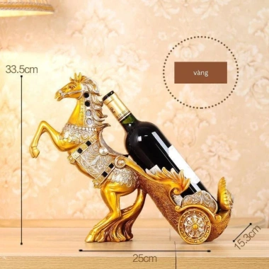 Kệ rượu vang trang trí sang trọng - Giá 270.000đ, phù hợp tủ rượu, phòng khách, bếp, nhà hàng, cafe