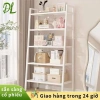 Kệ sách đa năng hình thang 3-5 tầng sắt cao cấp, phòng ngủ, giá ưu đãi 182.898 VND
