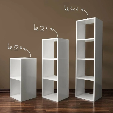 Kệ sách đa năng tổ ong nhiều tầng gỗ bền đẹp, giá rẻ 70.000đ - Dễ lắp ráp
