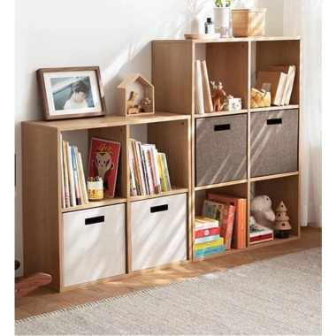 Kệ sách đa năng tổ ong nhiều tầng gỗ bền đẹp, giá rẻ 70.000đ - Dễ lắp ráp