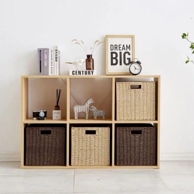 Kệ sách đa năng tổ ong nhiều tầng gỗ bền đẹp, giá rẻ 70.000đ - Dễ lắp ráp
