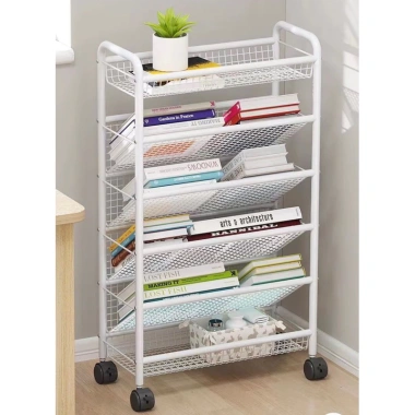 Kệ sách đa năng + xe đẩy lưu trữ đồ, mỹ phẩm - Gọn gàng, FreeShip, giá 289.000đ 5 Kệ sách đa năng + xe đẩy lưu trữ đồ, mỹ phẩm - Gọn gàng, FreeShip, giá 289.000đ 5