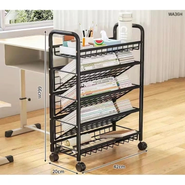 Kệ sách đa năng + xe đẩy lưu trữ đồ, mỹ phẩm - Gọn gàng, FreeShip, giá 289.000đ