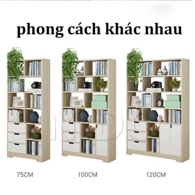 Kệ Sách Để Sàn Gỗ Chống Ẩm Cao Cấp - Thiết Kế Hiện Đại, Giá Ưu Đãi 366.630₫