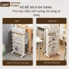 Kệ sách đứng đa năng LoviOffice 9.158 - Giá sách di động bánh xe nhỏ gọn, nhiều ngăn, 585.000 VND 5