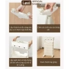 Kệ sách đứng đa năng LoviOffice 9.158 - Giá sách di động bánh xe nhỏ gọn, nhiều ngăn, 585.000 VND 7