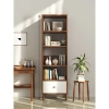 Kệ sách gỗ Bắc Âu, nhiều tầng, chân tủ cao, MDF Melamine B28 – 167.500₫