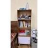 Kệ sách gỗ Bắc Âu, nhiều tầng, chân tủ cao, MDF Melamine B28 – 167.500₫ 8