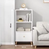 Kệ sách gỗ Bắc Âu, nhiều tầng, chân tủ cao, MDF Melamine B28 – 167.500₫ 9