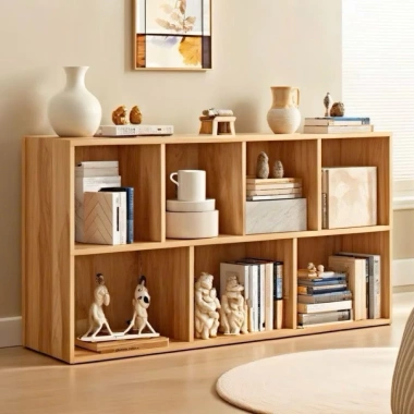 Kệ sách gỗ đa năng ND45 chống ẩm, lắp ghép dễ dàng cho sàn nhà - Giá chỉ 232.000₫ 3