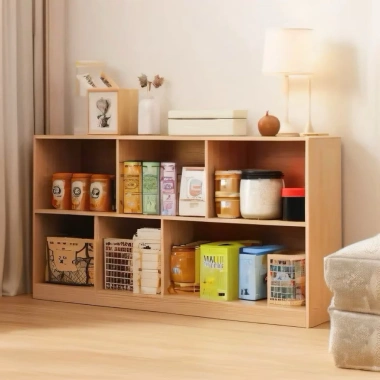 Kệ sách gỗ đa năng ND45 chống ẩm, lắp ghép dễ dàng cho sàn nhà - Giá chỉ 232.000₫ 8