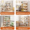 Kệ sách gỗ HUHU 4-6 tầng đa năng, cắt góc tiện lợi - Giá ưu đãi 148.000₫ 3