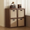 Kệ sách gỗ MDF đa năng 6 ô, chống ẩm, giá chỉ 175.000 VNĐ - Tiện lợi cho phòng