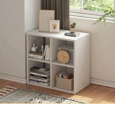 Kệ sách gỗ MDF đa năng 6 ô, chống ẩm, giá chỉ 175.000 VNĐ - Tiện lợi cho phòng 5 Kệ sách gỗ MDF đa năng 6 ô, chống ẩm, giá chỉ 175.000 VNĐ - Tiện lợi cho phòng 5