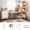 Kệ sách gỗ MDF Melamine Bắc Âu, decor tết phòng ngủ, lắp ghép – 241.000₫ 8