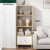 Kệ sách gỗ MDF Melamine Bắc Âu, decor tết phòng ngủ, lắp ghép – 241.000₫ 10